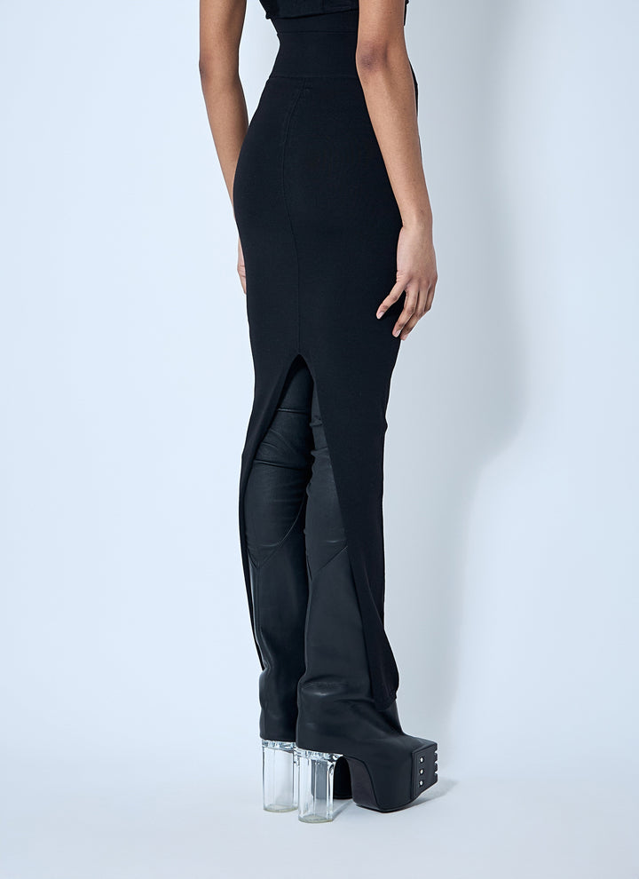 Rick Owens Women Wool Knit Maxi Skirt