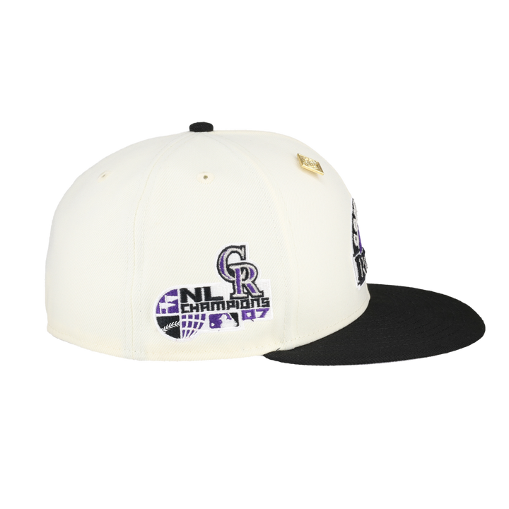 Colorado Rockies Chrome Crown Collection 2007 Champions Fitted Hat