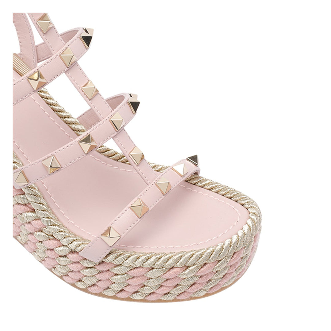 Valentino Garavani Women Rockstud Wedged Sandals