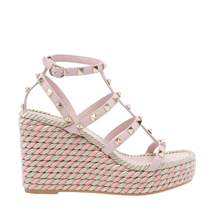 Valentino Garavani Women Rockstud Wedged Sandals