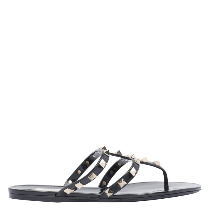 Valentino Garavani Women Rubber Rockstud Sandals