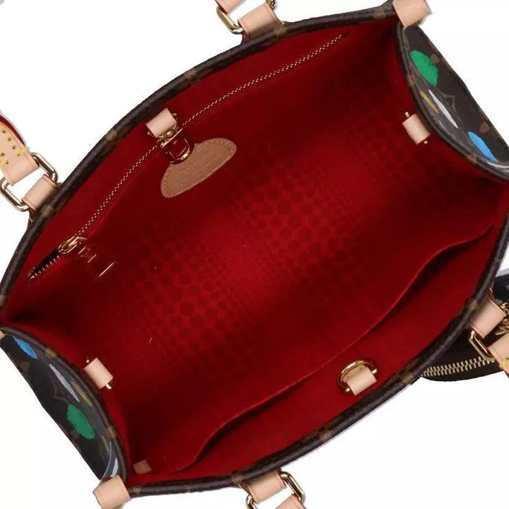 LOUIS VUITTON Monogram x Kusama Yayoi On the Go PM Hand Bag