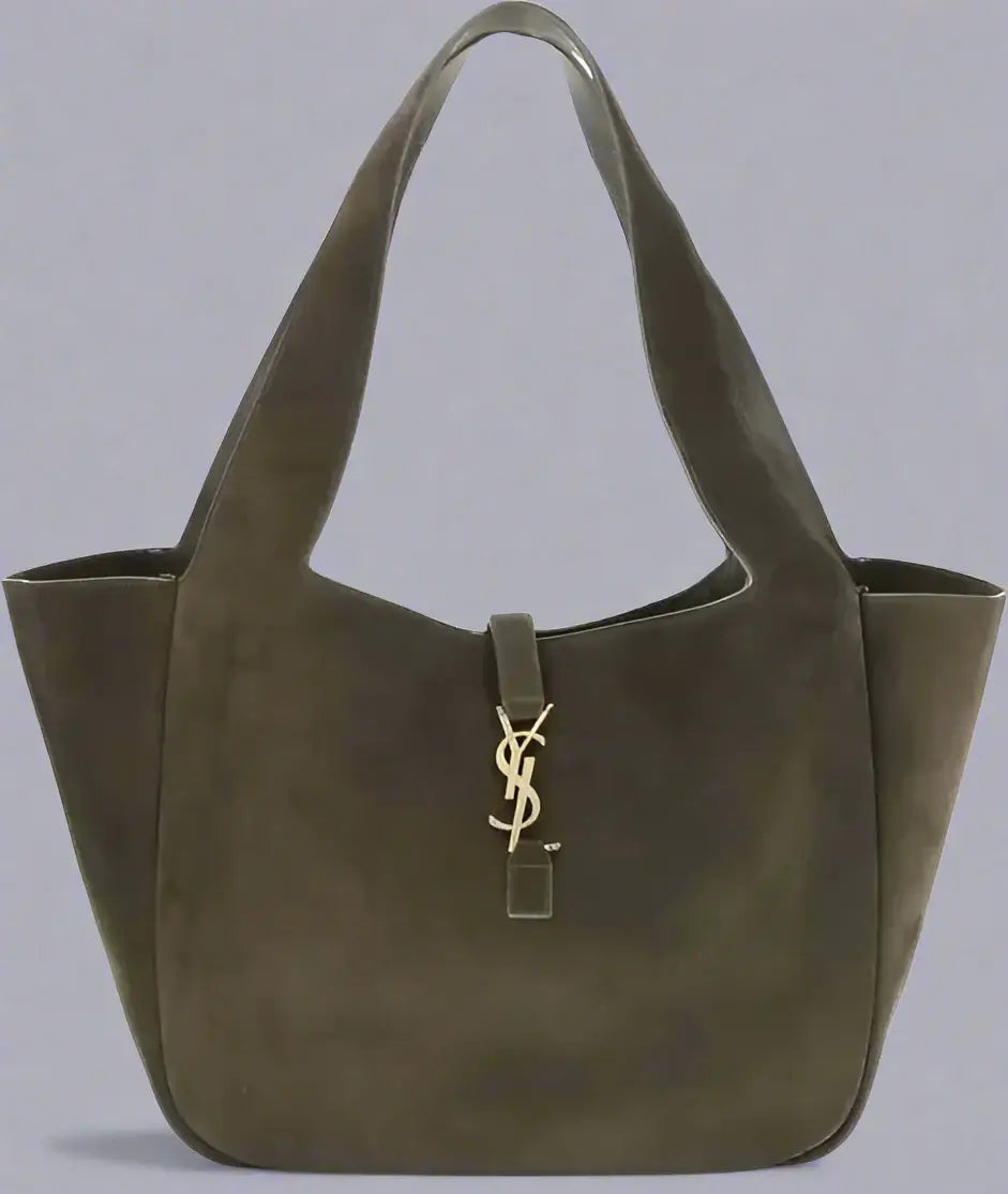 SAINT LAURENT women's leather Le 5 à 7 Bea Tote Bag