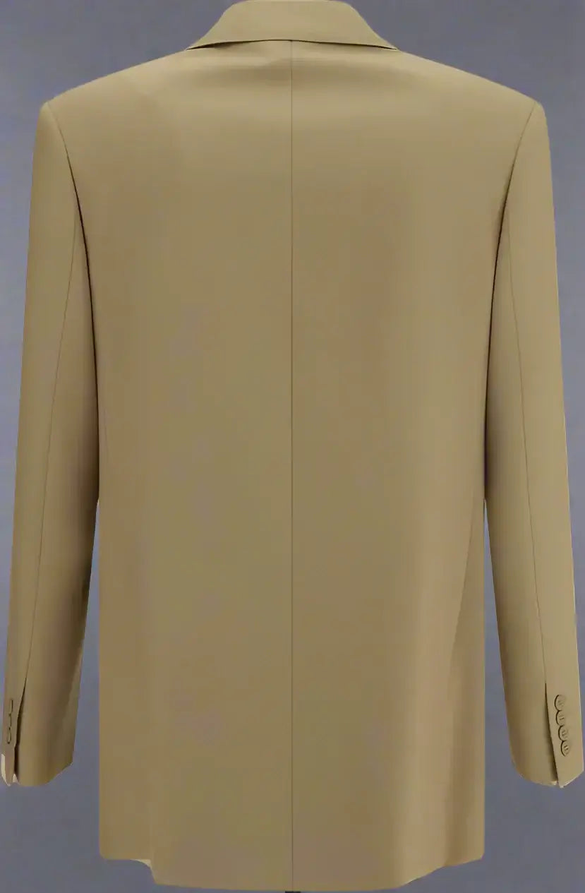 SAINT LAURENT men's beige Wool Blazer Jacket