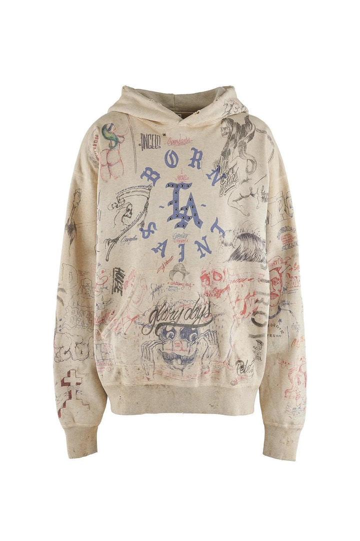 Saint Mxxxxxx x Born X Raised Graffiti Hoodie