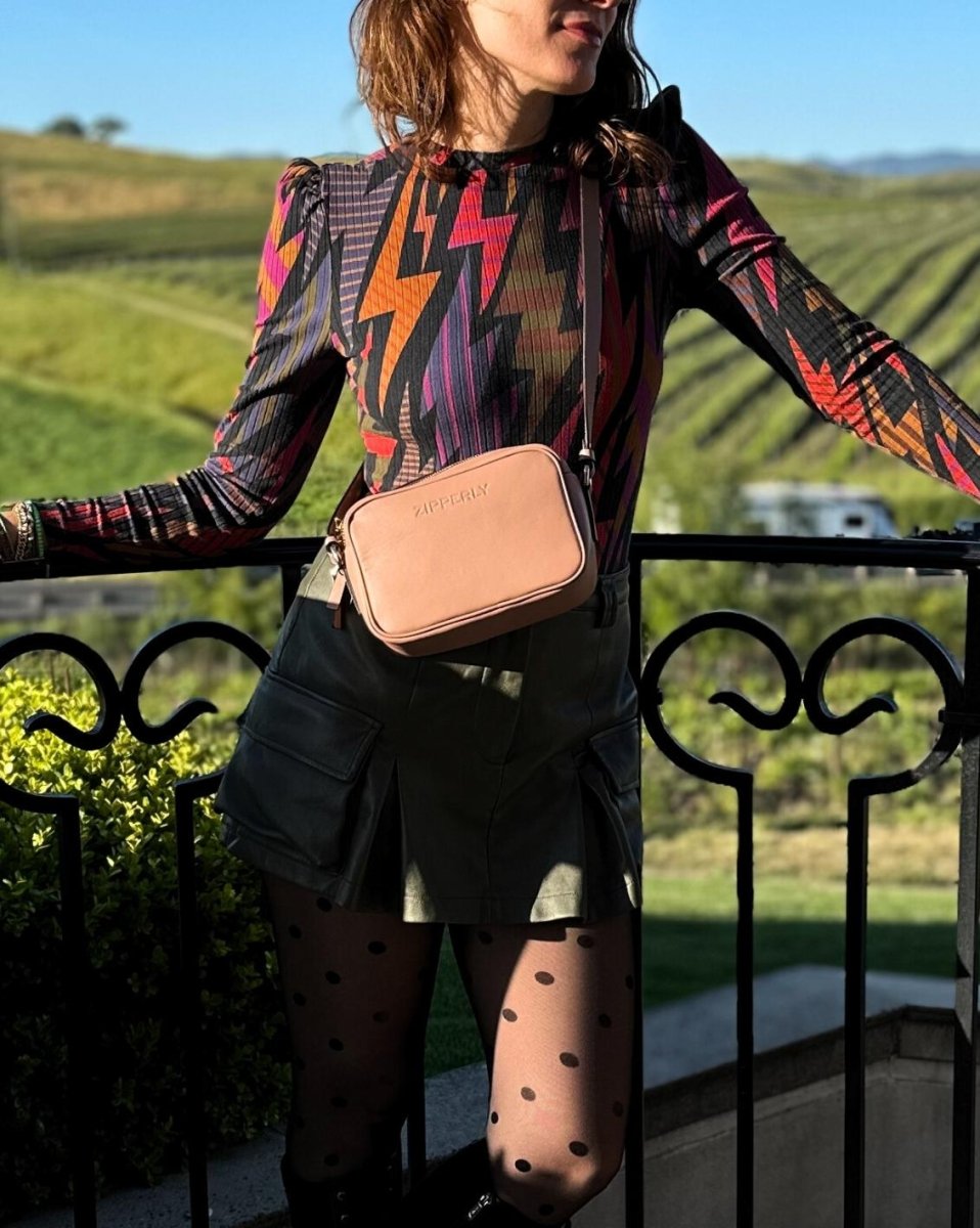 Samy Bag - Italian Genuine Leather - Crossbody / Shoulder Bag - Made in Italy