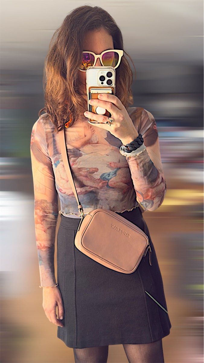 Samy Bag - Italian Genuine Leather - Crossbody / Shoulder Bag - Made in Italy