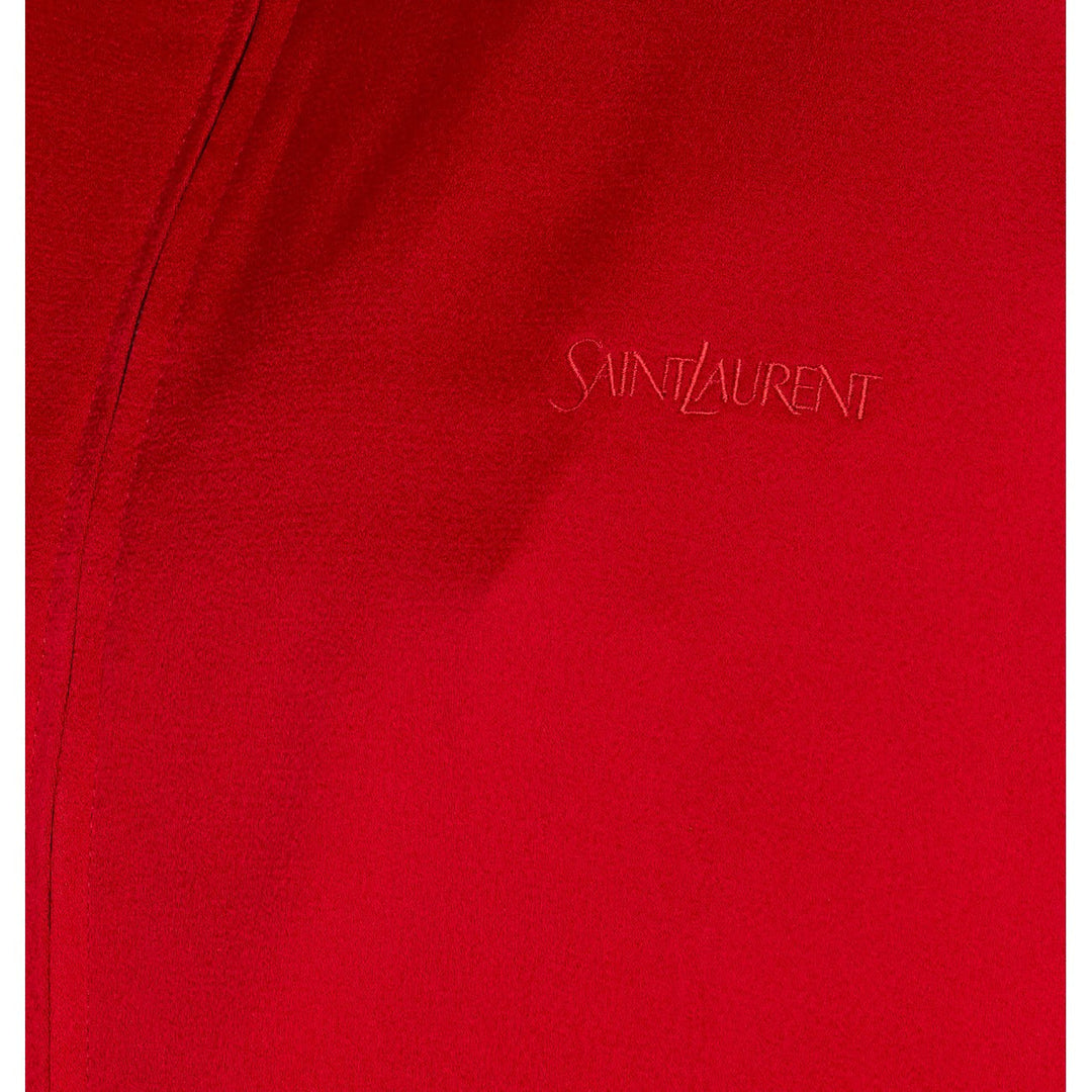 Saint Laurent Men Satin Saint Laurent Teddy Jacket