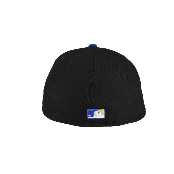 Seattle Mariners Script compass Logo Black New Era 59Fifty Fitted Hat