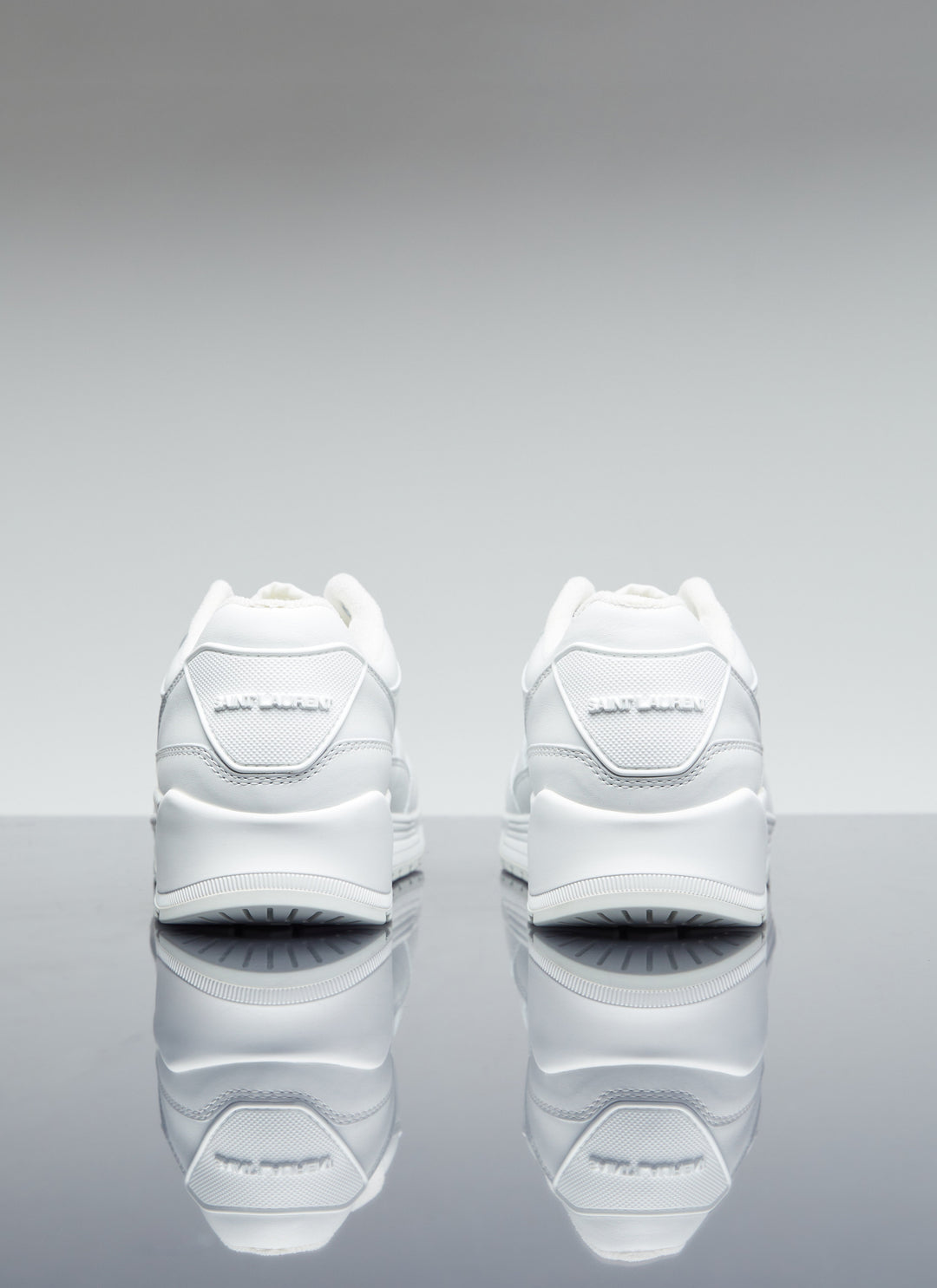 Saint Laurent Men Bump Leather Sneakers