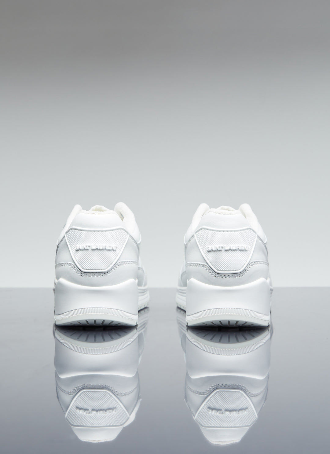 Saint Laurent Men Bump Leather Sneakers