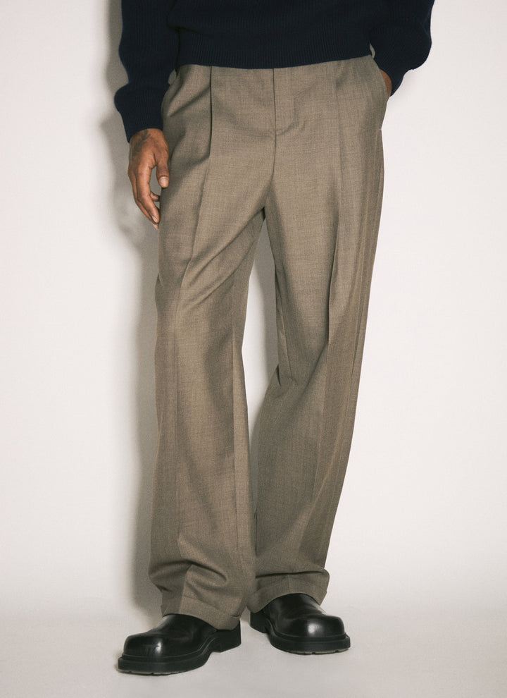 Saint Laurent Men Wool Tailored Pants