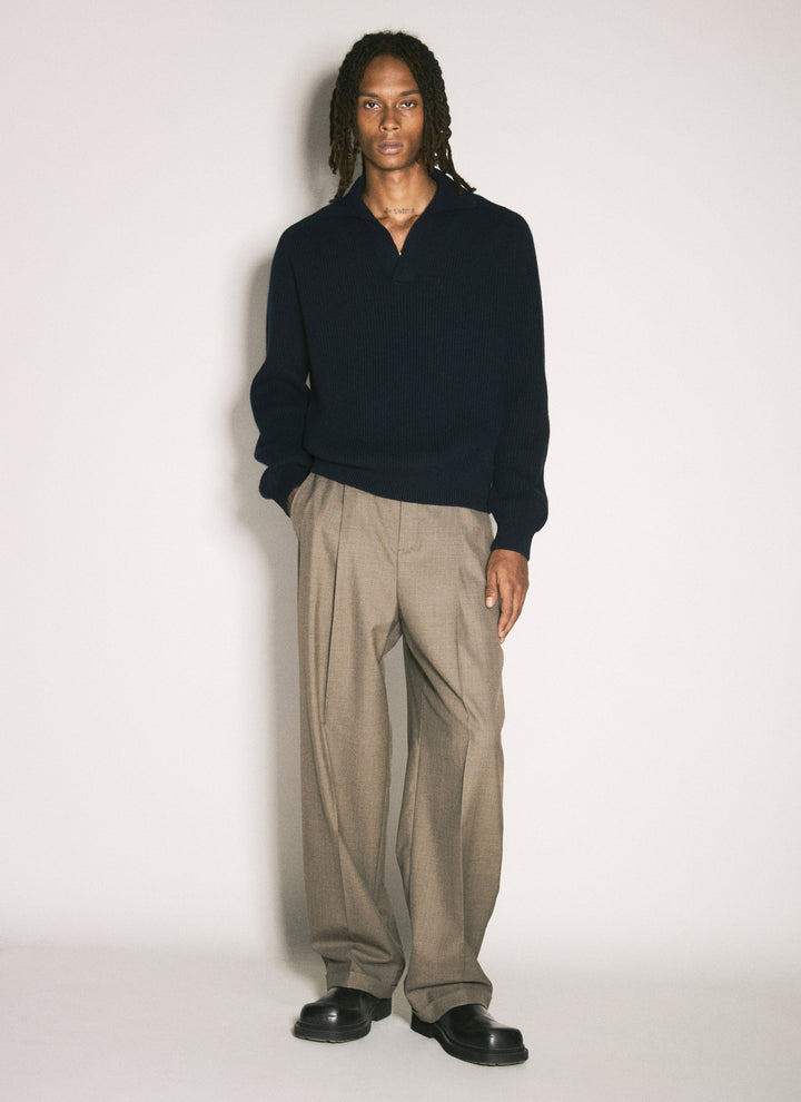 Saint Laurent Men Wool Tailored Pants