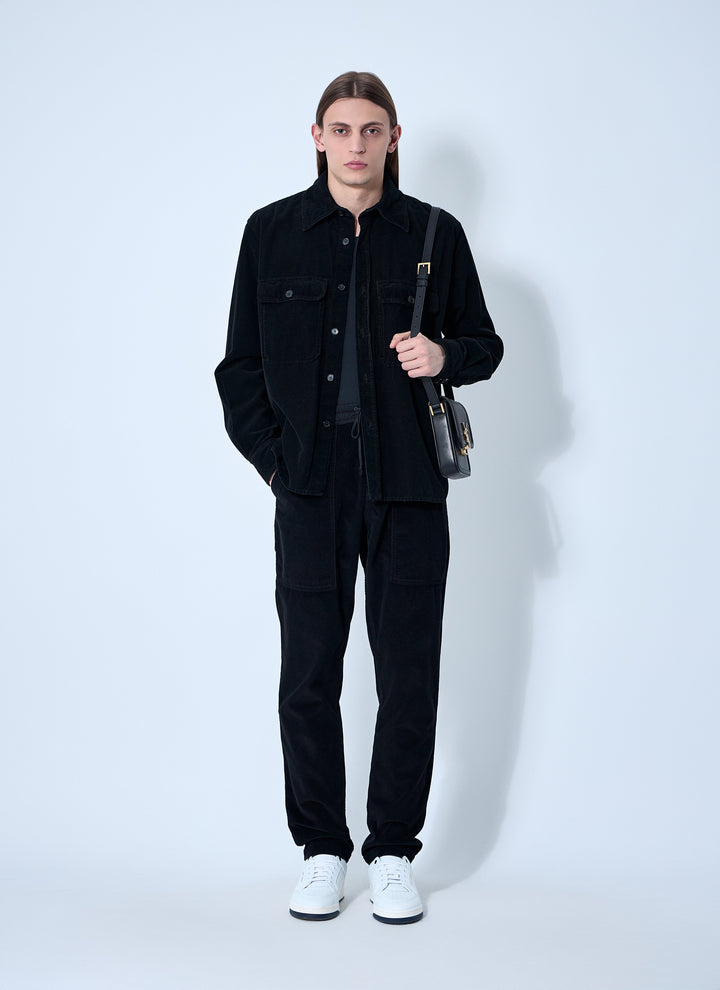 Saint Laurent Men Corduroy Drawstring Pants