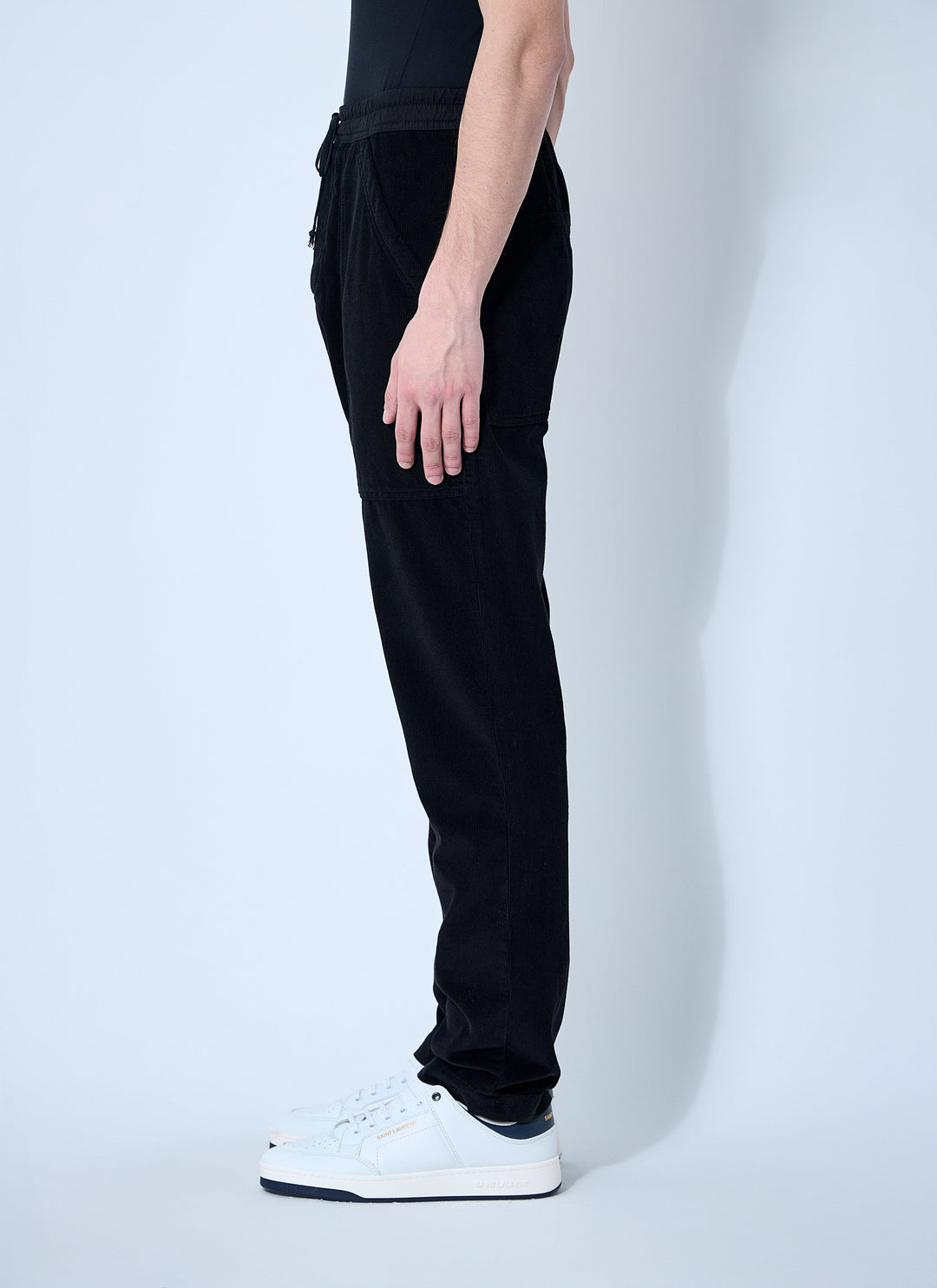 Saint Laurent Men Corduroy Drawstring Pants