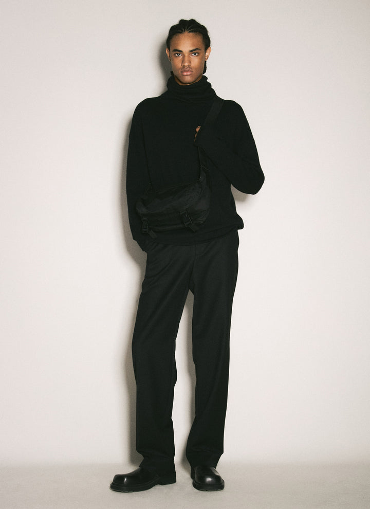 Saint Laurent Men Logo Embroidery Crossobdy Bag