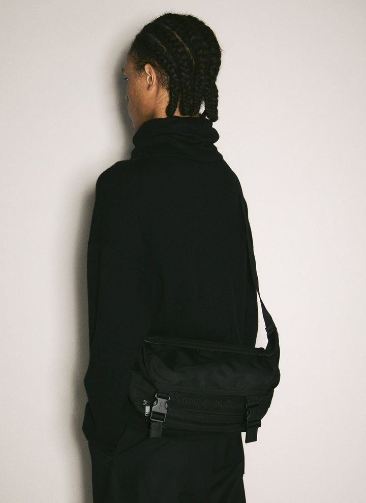 Saint Laurent Men Logo Embroidery Crossobdy Bag