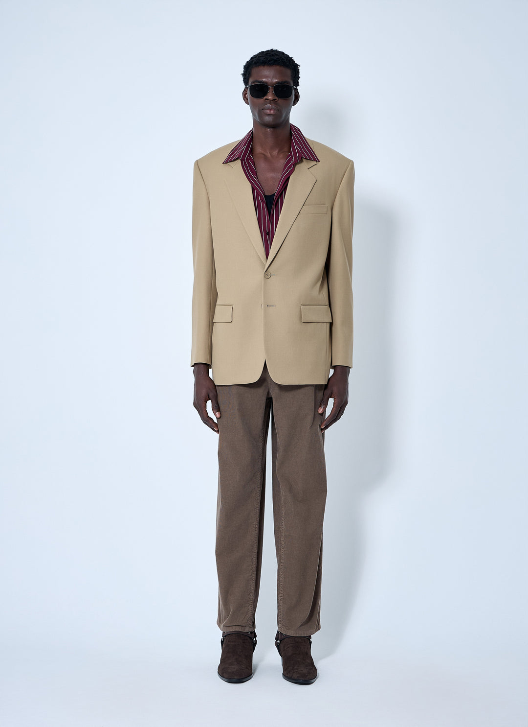 Saint Laurent Men Yves Wool Blazer