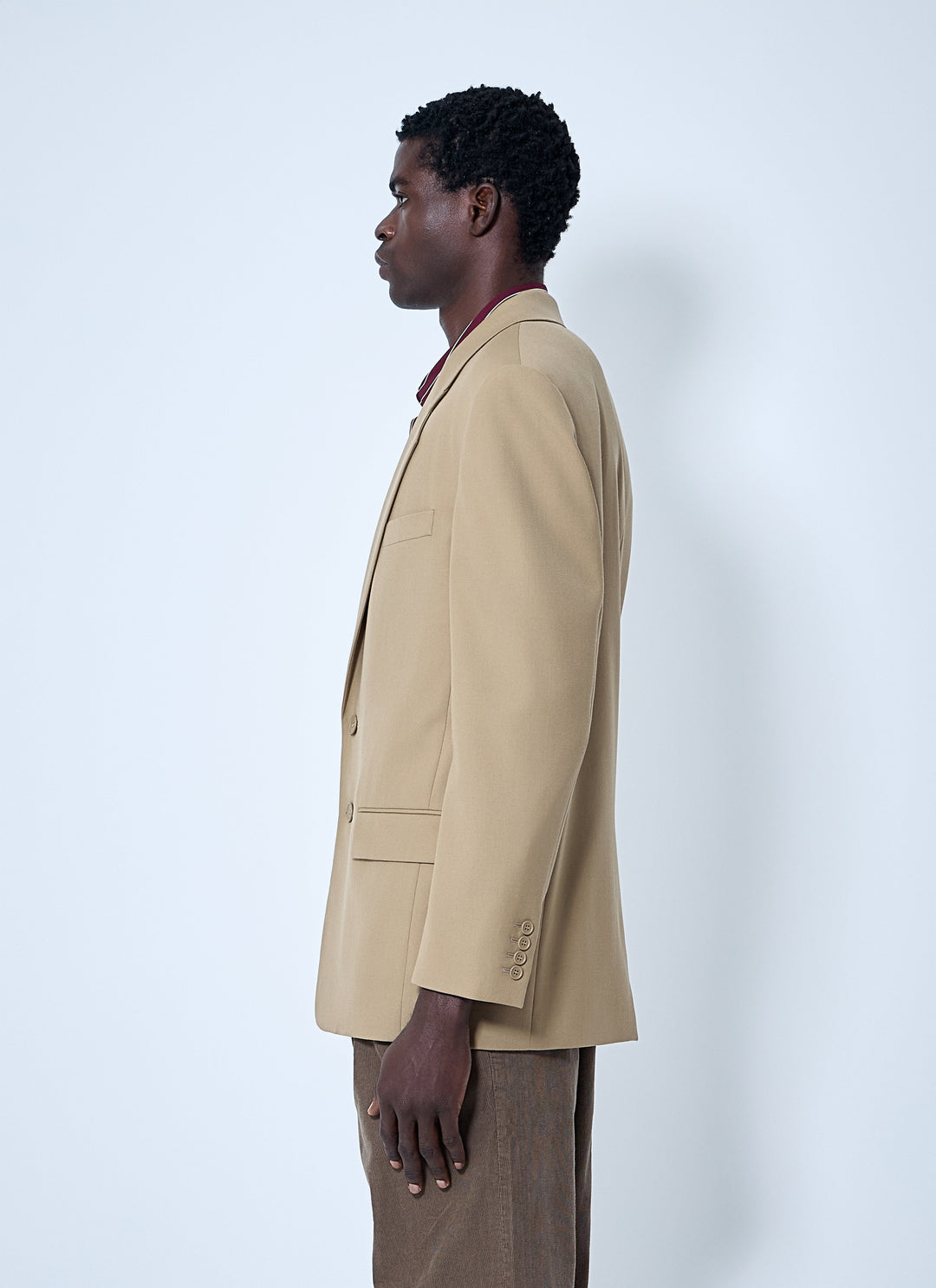 Saint Laurent Men Yves Wool Blazer