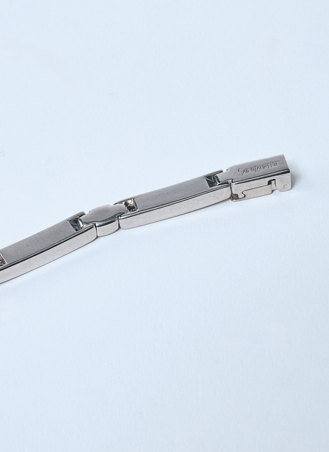 Saint Laurent Men Metal Bar Bracelet