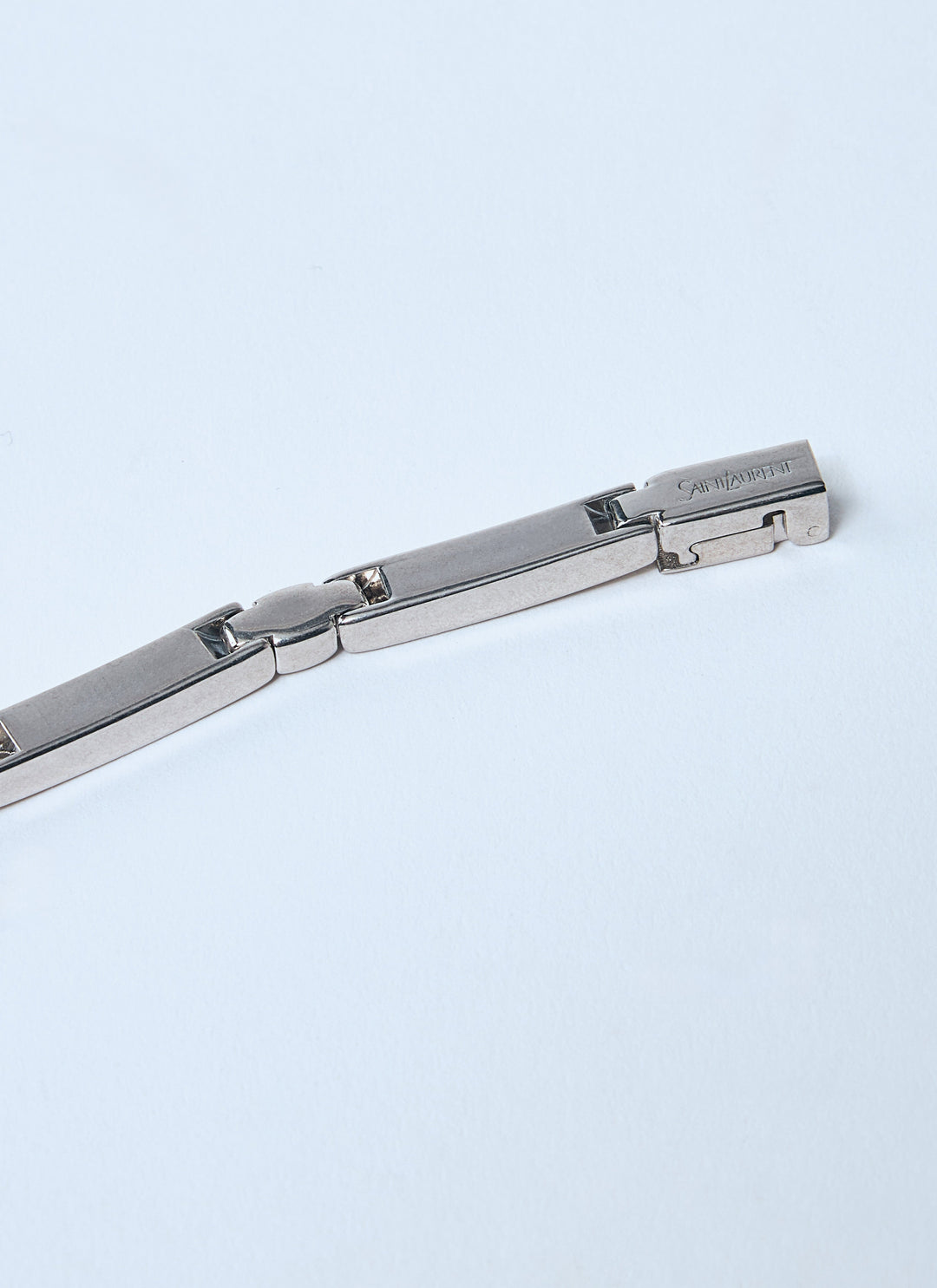 Saint Laurent Men Metal Bar Bracelet