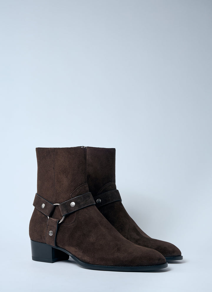 Saint Laurent Men Wyatt Harness Boots