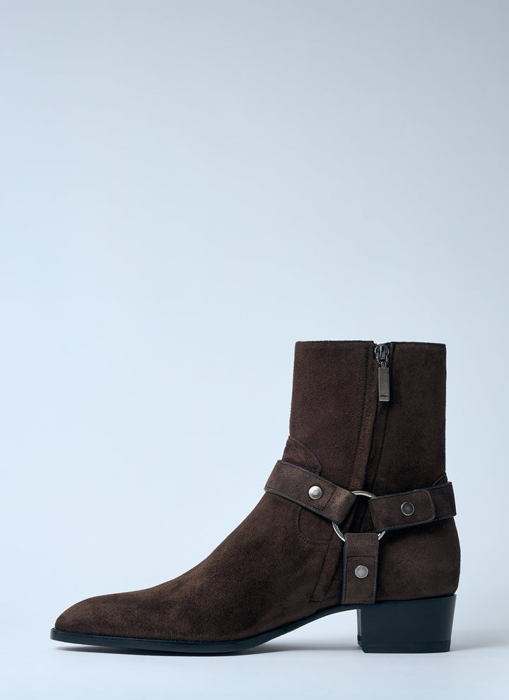 Saint Laurent Men Wyatt Harness Boots