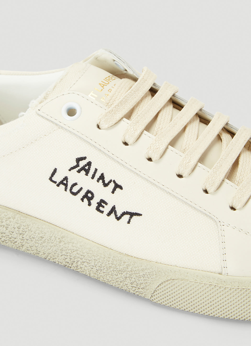 Saint Laurent Women Court Classic Logo Sneakers