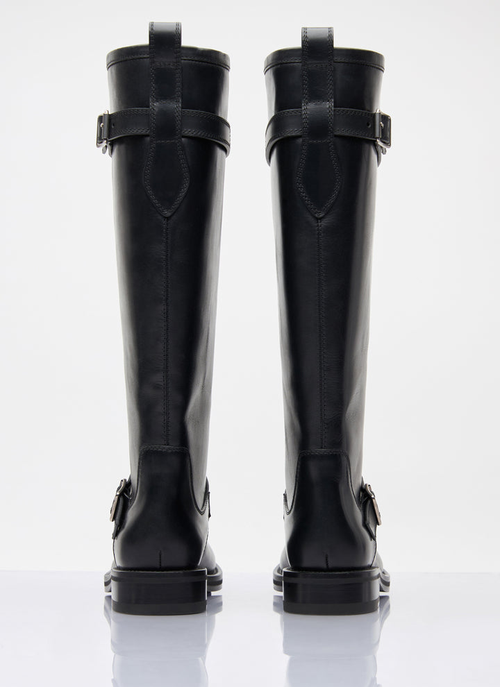 Saint Laurent Women River Leather Boots