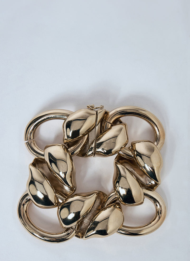 Saint Laurent Women Shell Chain Bracelet