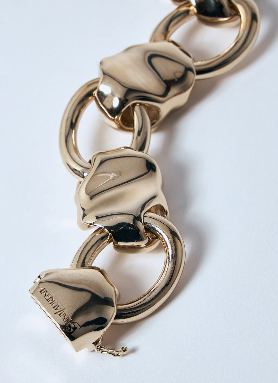 Saint Laurent Women Shell Chain Bracelet