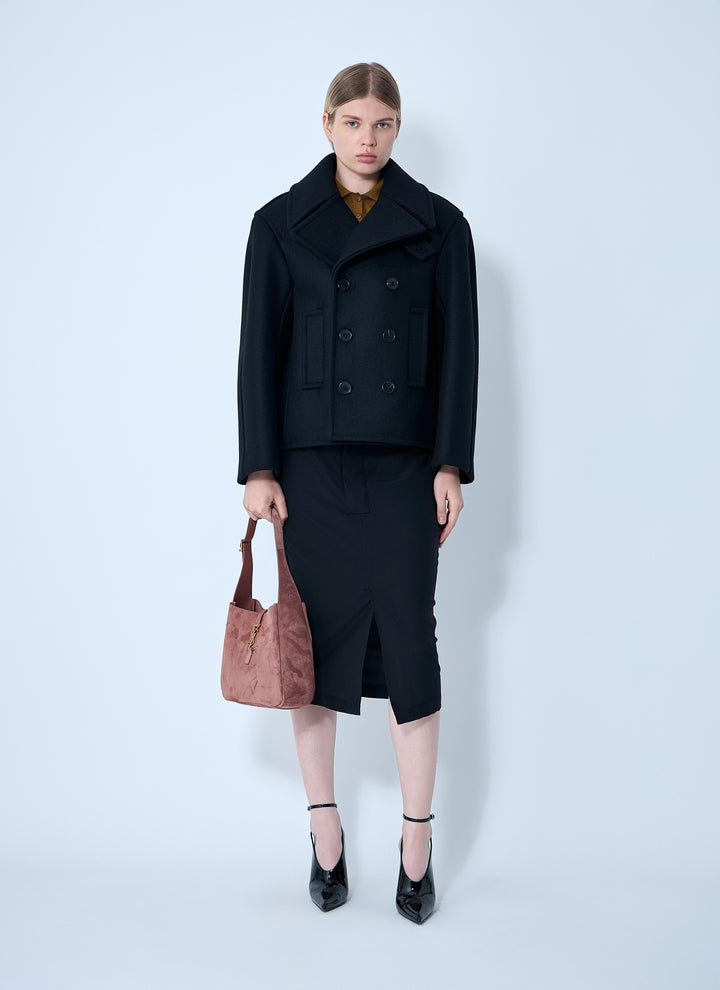 Saint Laurent Women Wool Coat