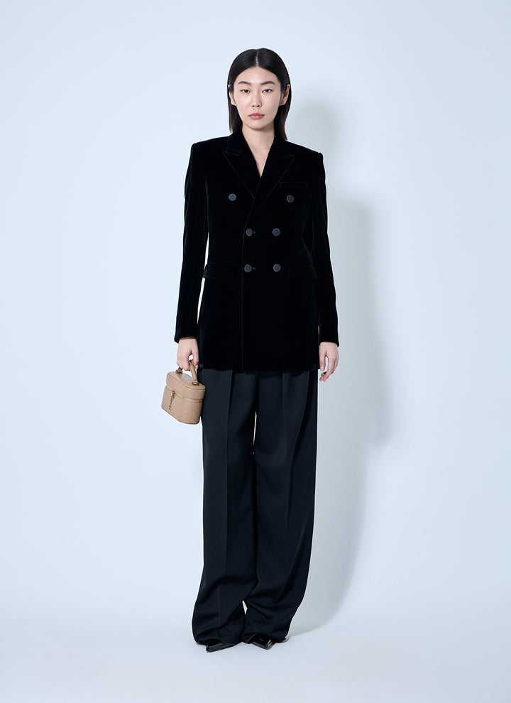 Saint Laurent Women Velvet Blazer