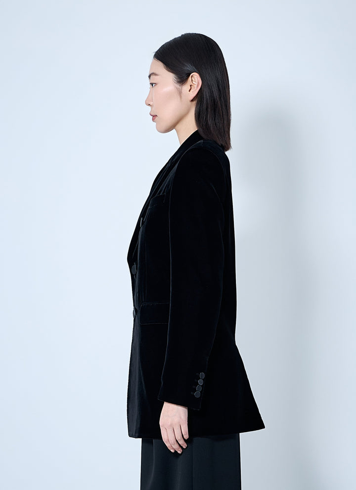 Saint Laurent Women Velvet Blazer