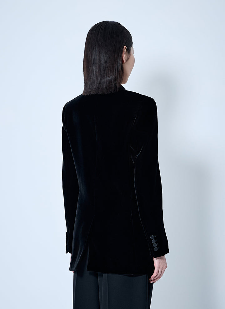 Saint Laurent Women Velvet Blazer
