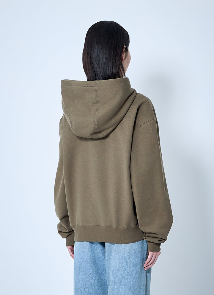 Saint Laurent Women Hooded Logo Motif Sweatshirt