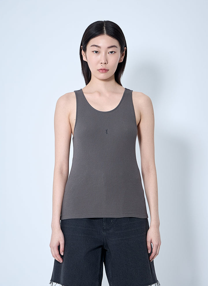 Saint Laurent Women Cassandre Tank Top