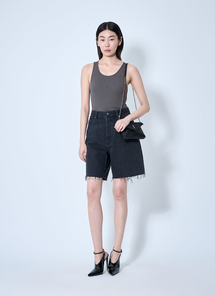 Saint Laurent Women Cassandre Tank Top