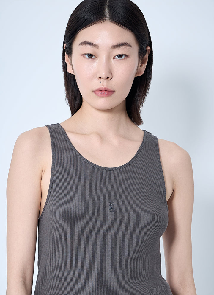 Saint Laurent Women Cassandre Tank Top