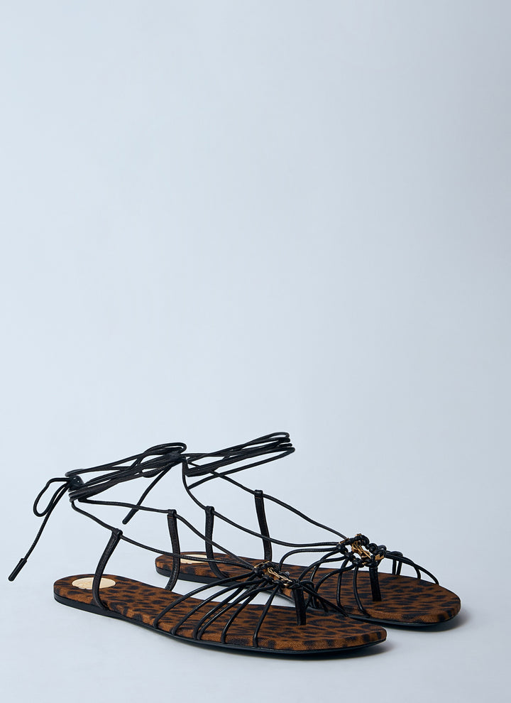 Saint Laurent Women Babylone Sandals