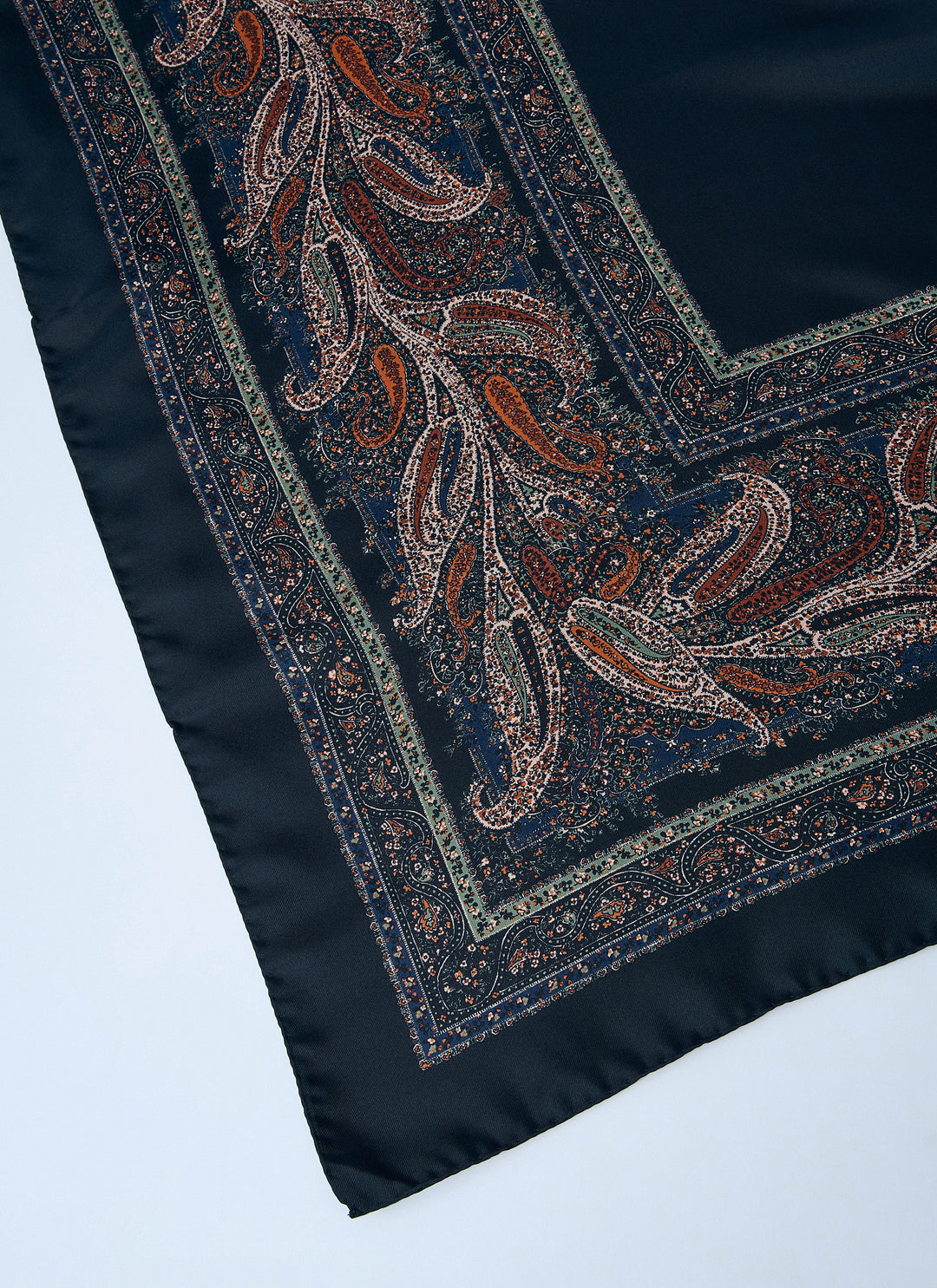 Saint Laurent Women Paisley Silk Square Scarf