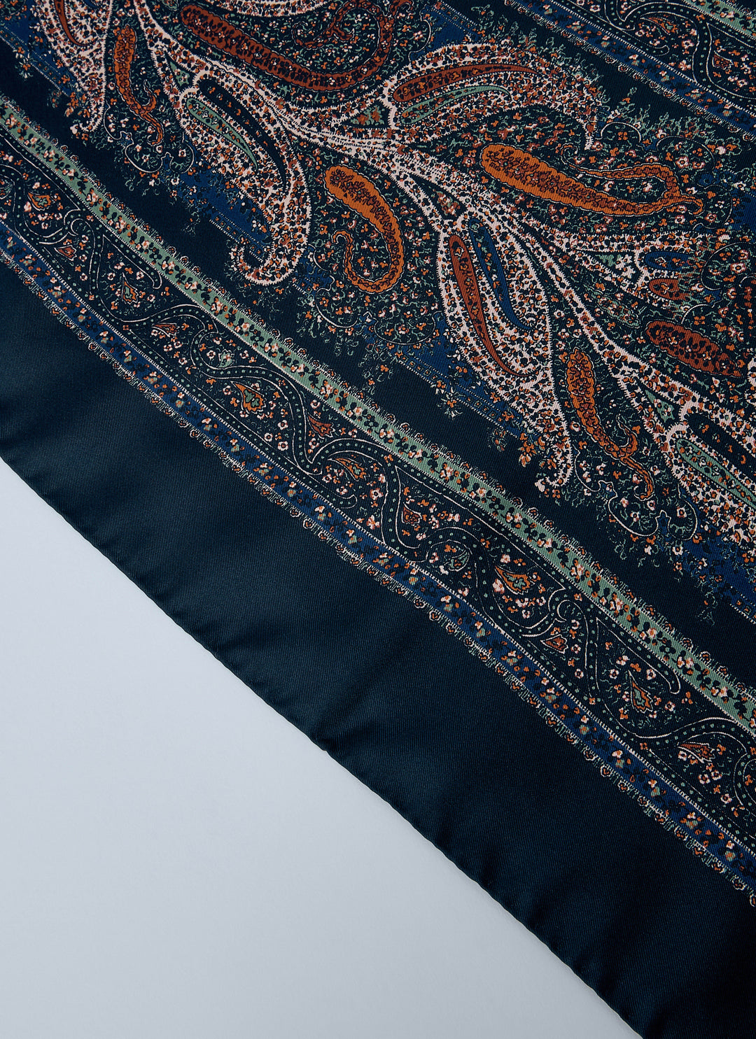 Saint Laurent Women Paisley Silk Square Scarf