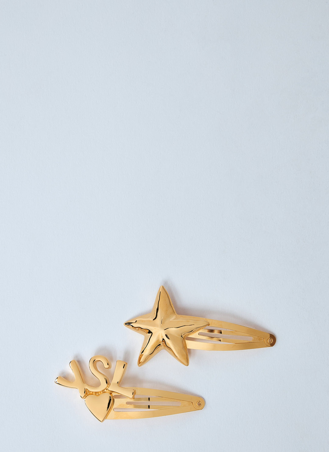 Saint Laurent Women Cassandre Hair Clips