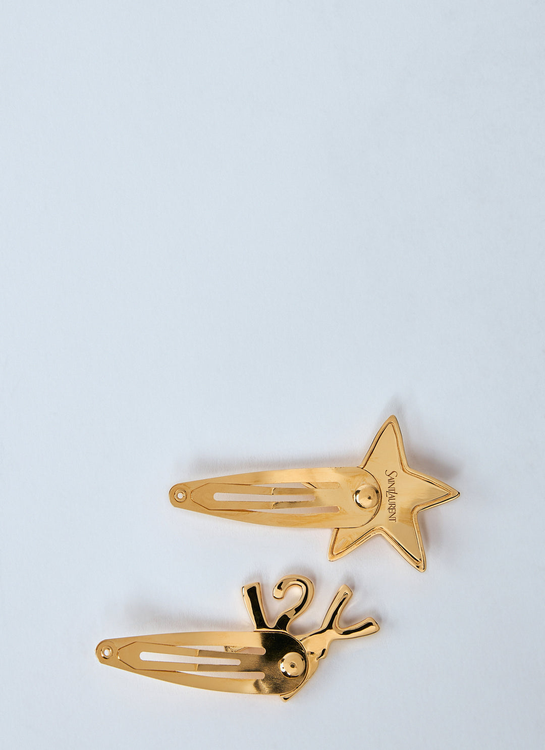 Saint Laurent Women Cassandre Hair Clips