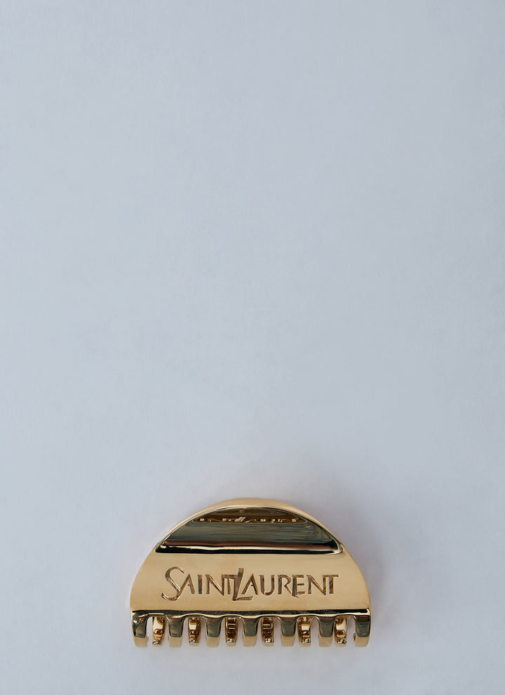 Saint Laurent Women Logo Engraved Hair Clip