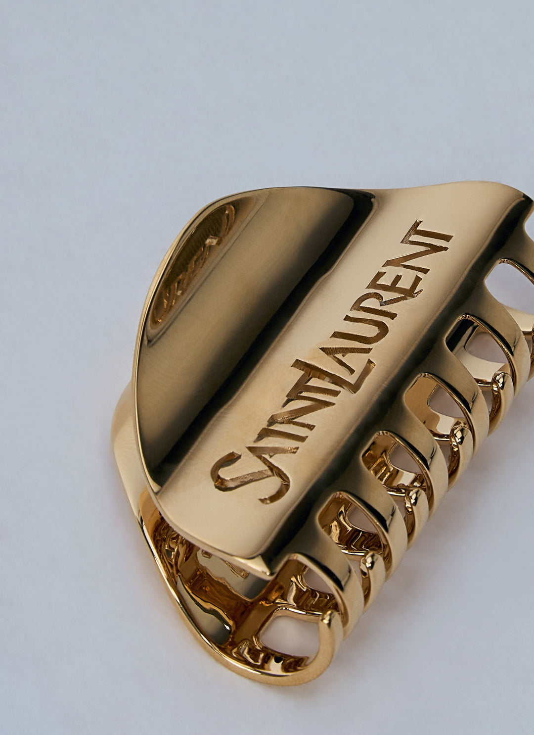 Saint Laurent Women Logo Engraved Hair Clip