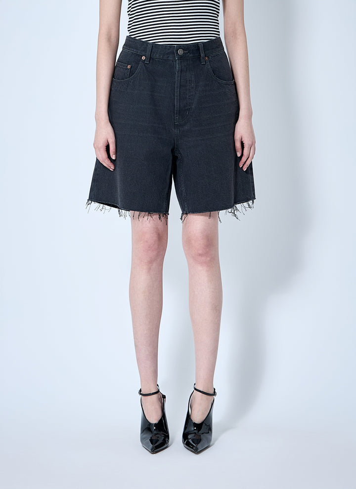 Saint Laurent Women Denim Shorts