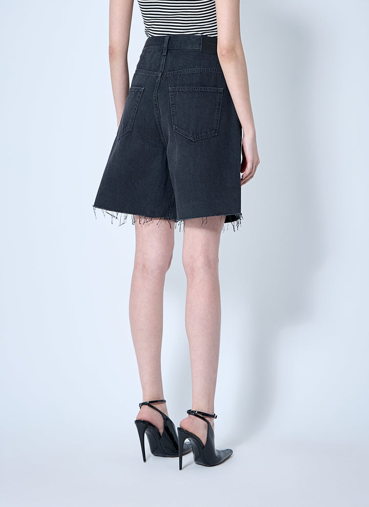 Saint Laurent Women Denim Shorts