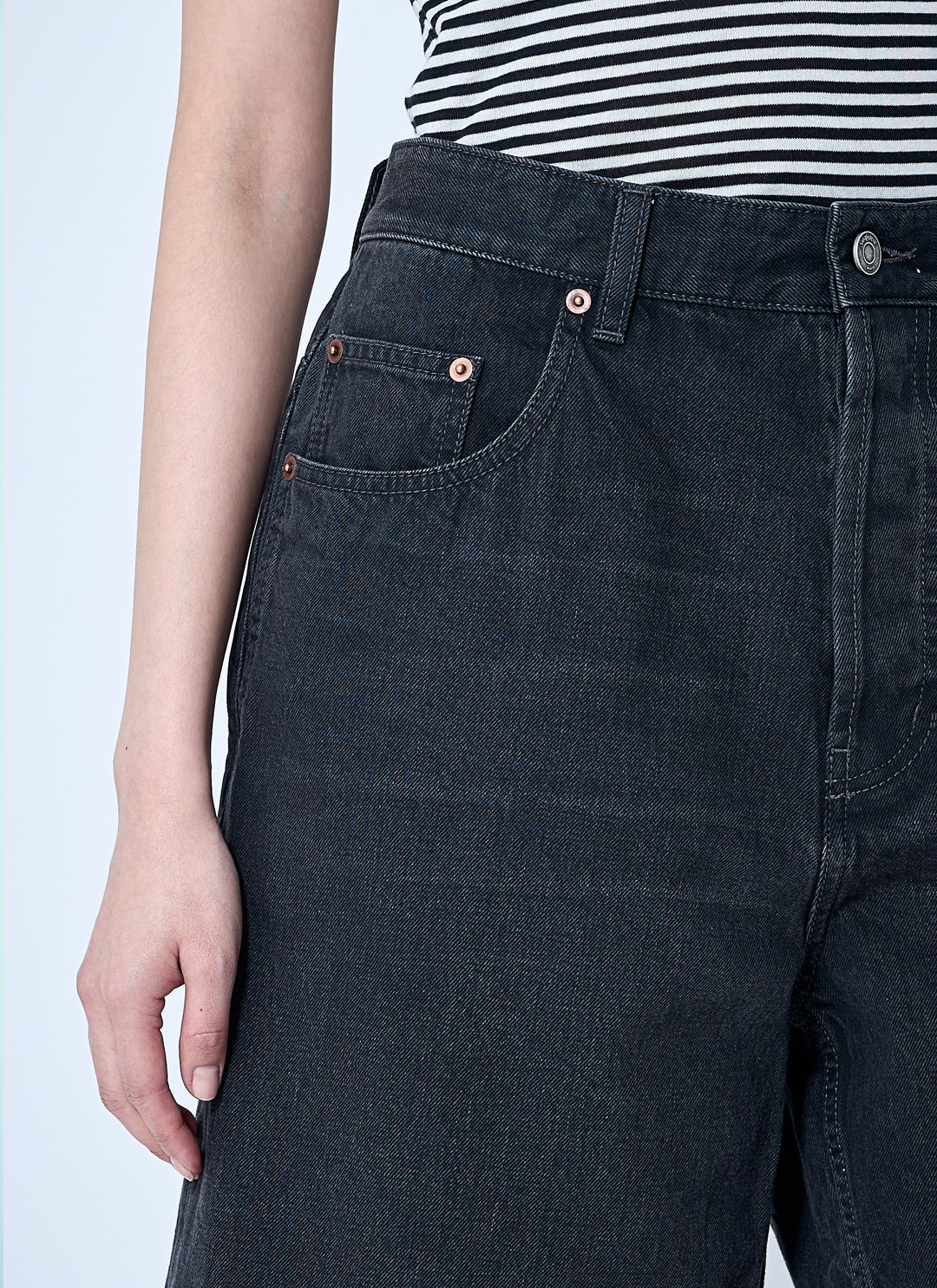 Saint Laurent Women Denim Shorts