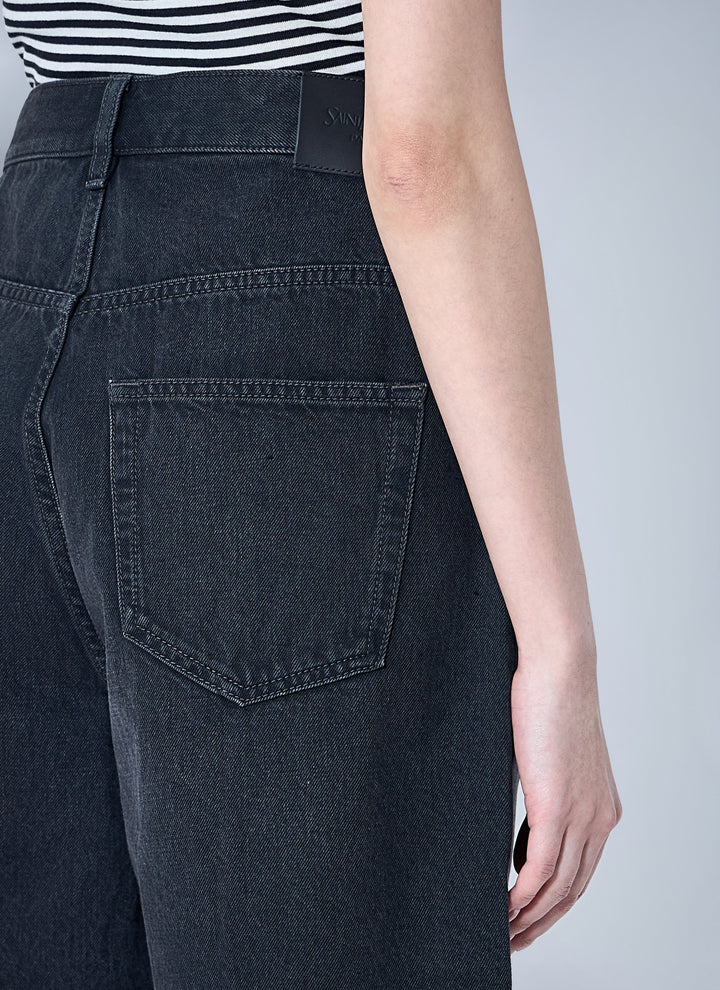 Saint Laurent Women Denim Shorts